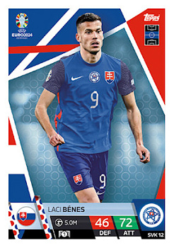 Laszlo Benes Slovakia Topps Match Attax EURO 2024 #SVK12
